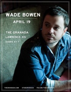 Wade Bowen @ The Granada | Lawrence | Kansas | United States