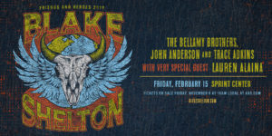 Blake Shelton: Friends and Heroes 2019 Tour (Feat. Bellamy Brothers, John Anderson, Trace Adkins, Lauren Alaina) @ The Sprint Center