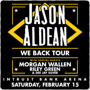 Jason Aldean: We Back Tour (Feat. Morgan Wallen, Riley Green & Dee Jay Silver) @ Intrust Bank Arena