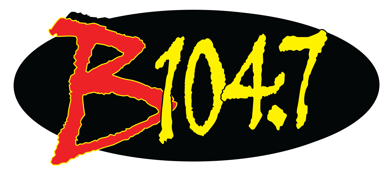 B104.7 Manhattan's Hometown Country Station Logo
