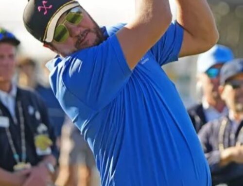 Luke on the links